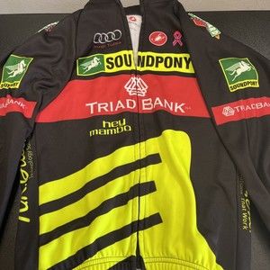 Castelli cycling jacket men's Large dropped tail